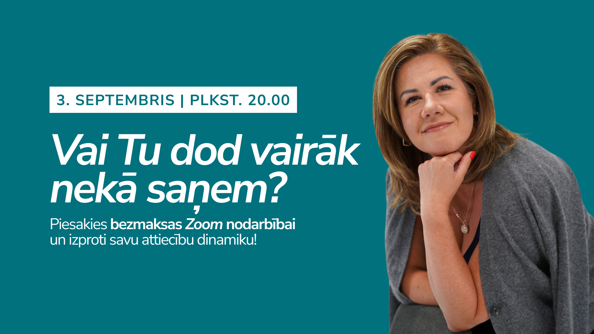 Bezmaksas nodarbība: Vai Tu dod vairāk nekā saņem?